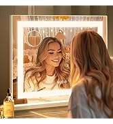 Amazon.co.jp: Fenair 化粧鏡 女優ミラー ハリウッドミラー メイク 鏡