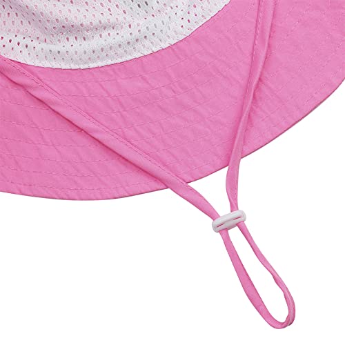 Image of MaxNova Baby Sun Hat Smile Face UPF 50+ Toddler Bucket Hat for Boys Girls 0-7 Years
