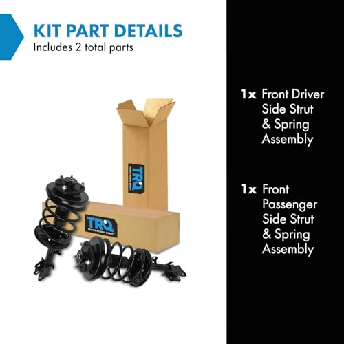 Image of TRQ Front Strut and Spring Assembly Set 2 Piece | For 2001-2002 Acura MDX 2003-2008 Honda Pilot