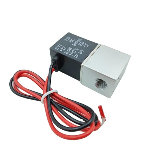 Électrovanne 24V 1/8 NPT pour air et eau à action directe