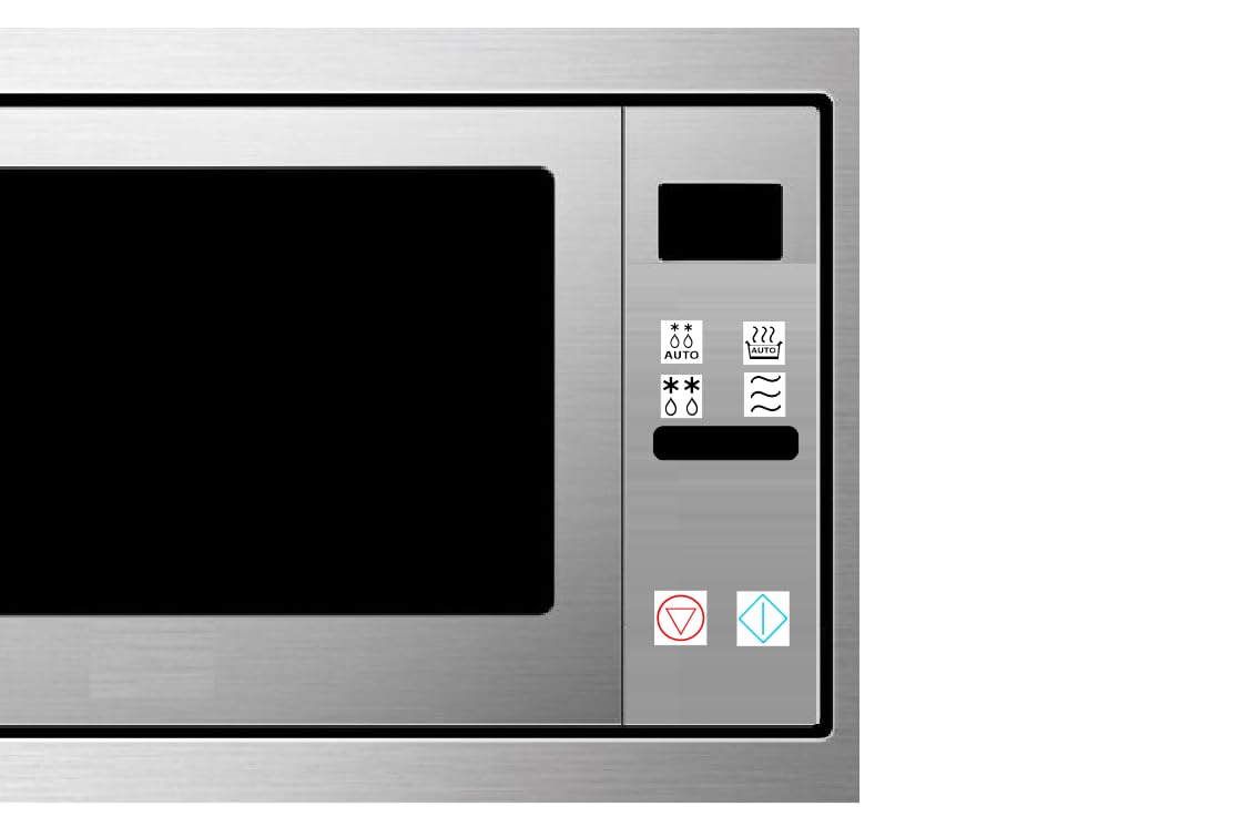 Microwave Switch Sticker Symbol Marking for Your Microwave (R White 99/2) (SMAL) - Image 2