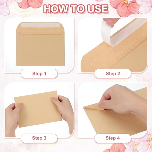 Sobres para invitaciones de boda autoadhesivos azul claro que evitan usar pegamento adicional 6