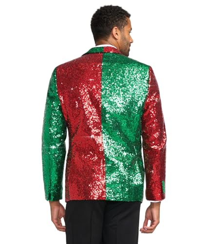 Tipsy Elves Men's Colorful Allover Sequin Blazers - Shiny Holiday New Years Ever Jackets2