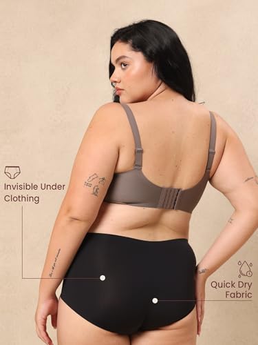 Image of Krvvy Airsoft Boyshorts | Women's High Coverage Mid-Rise Underwear with Four-Way Stretch | All Day Breathability | Lightweight & Seamless