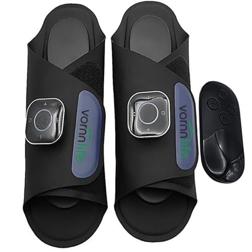 Image of EMS Foot Massager Slipper with Remote Control, Portable Electric Foot Massager for Pain and Blood Circulation,swelling,fatigue,Diabetic foot discomfort,7 Massage Modes & 15 Intensity Levels