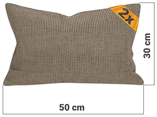 Housse coussin 30x50 npluseins pour rénover un canapé usé - 4