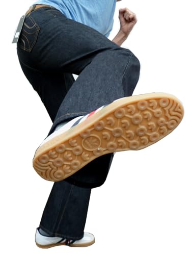 Mens Bell Bottoms Flares Denim Jeans Indigo Blue Pants (30" Waist x 34" Leg)2