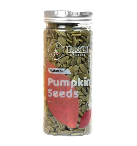 Image of Flyberry Gourmet Premium and Healthy Pumpkin Seeds, 600g (Pack of 4, 150g Each) Pumkin Seeds