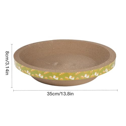 Almofada De Arranhar Redonda | Almofadas Para Arranhar Gatos | Arranhador Interativo Reciclável | Ar