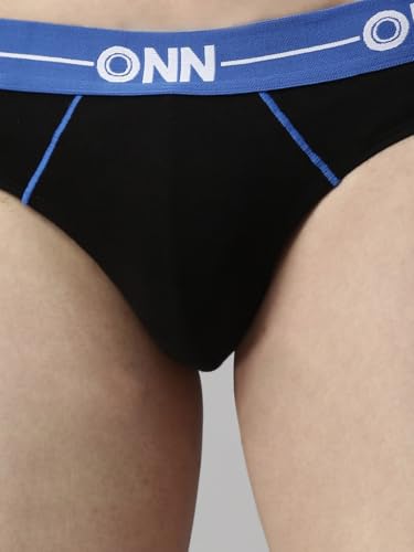 Image of ONN Men's Cotton Brief (Pack of 5) (Colors May Vary)