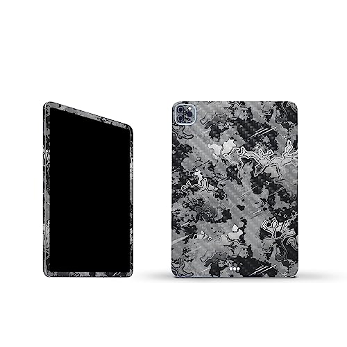 Image of MightySkins Carbon Fiber Skin Compatible with Apple iPad Pro 11 inch M2 4th Gen (2022) Full Wrap Kit - Viper Urban | Protective, Durable Textured Carbon Fiber Finish | Easy to Apply | Made in The USA