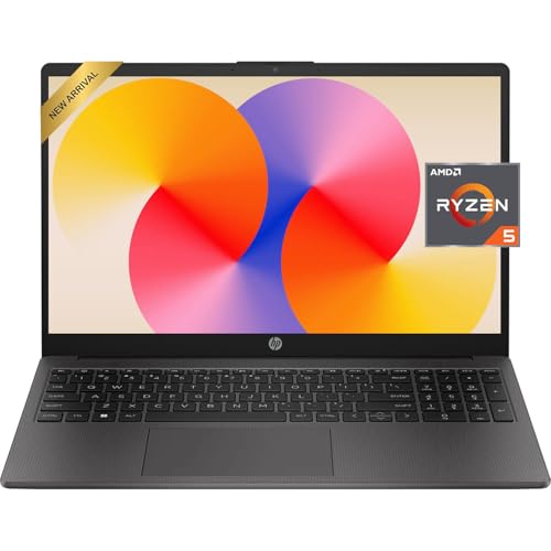 Image of HP 255 G10 Business Laptop | 2026 Edition | AMD Ryzen 5 7530U (Beat i7-1165G7) | 15.6 inch FHD Display | 8GB RAM | 256GB SSD | Numeric Keypad | Wi-Fi 6 | Windows 11 | School, Business & Productivity