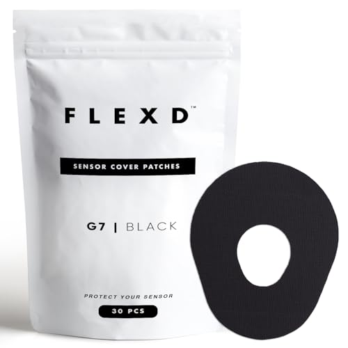 Flexd – Dexcom G7 Over Patches Waterproof (Pack of 30) - Black