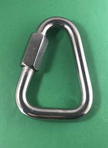 Stainless Steel 316 Delta Quick Link 9/16" Marine Grade Triangle - Image 2