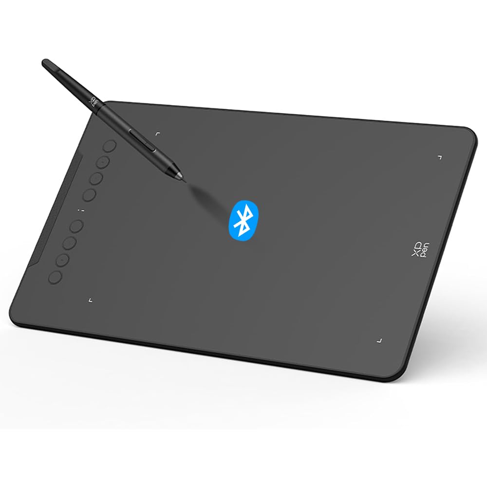XPPen Deco Mini7W v2 Tablette Graphique Bluetooth 5.0 7 Pouces 16K Niveaux de Pression