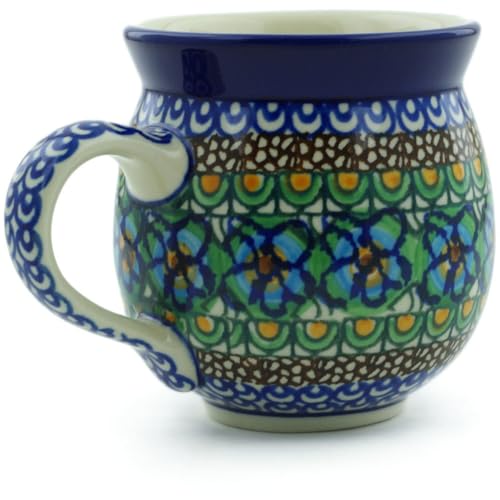 Taza cerámica artesanal Märdi Gras 12 oz miniatura 2