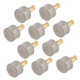 Abaodam 10個 ペット用電動爪研磨ヘッド 耐久ホワイトコランダム製 犬猫共用 ネイルポリッシャーホイール 高耐摩耗 軽量コンパクト 携帯便利