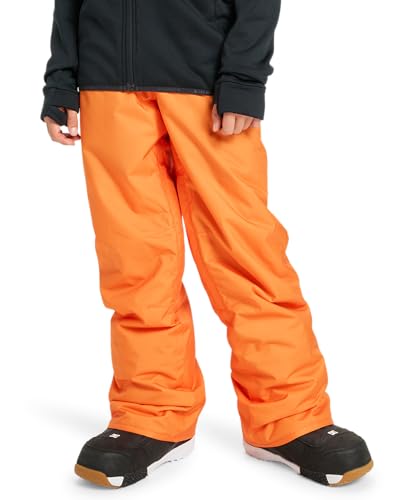 Quiksilver Pantalones de Nieve para niños, Color Naranja, Talla 10