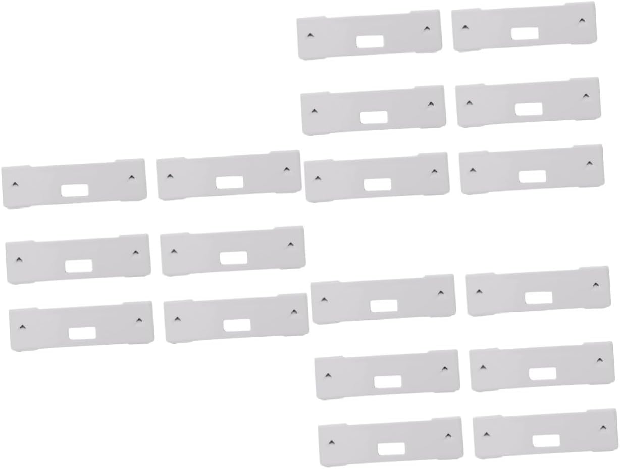 18pcs Vertical Blind Repair Clips Reusable Vane Savers for Easy Installation Compatible All Blind Colors and Textures for Quick Repairs and Environmental