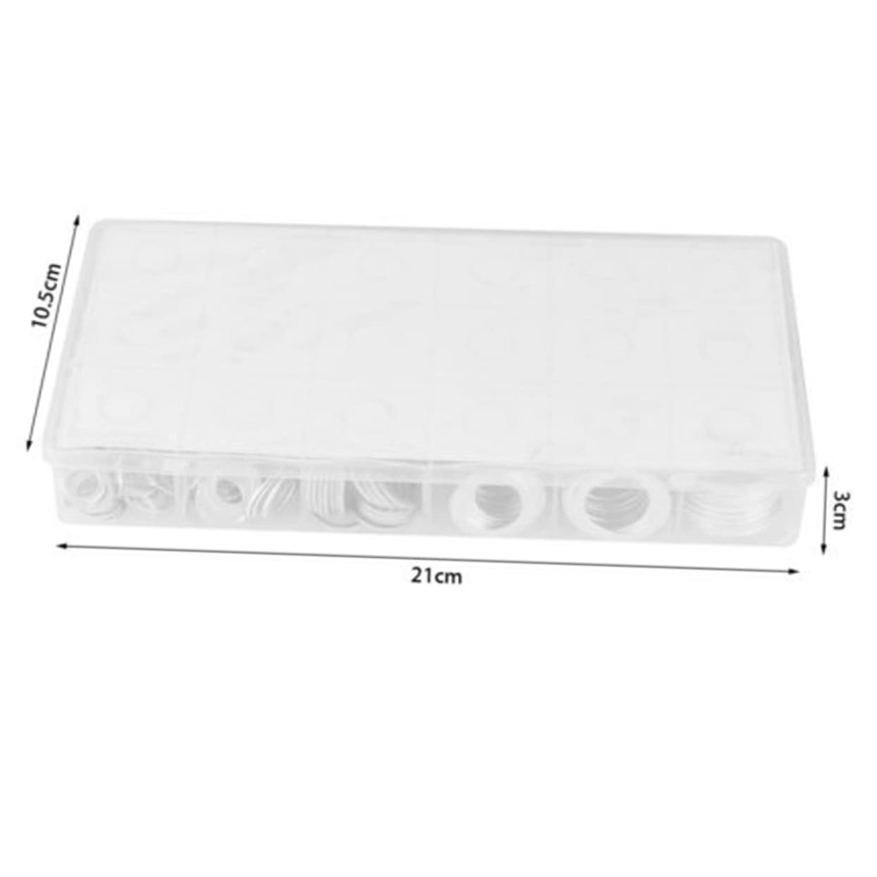 MUCKLILY Gasket Automotive 450pcs Aluminum Sealing Rings Socket Sealing Gasket Set Anti-Oil Leakage