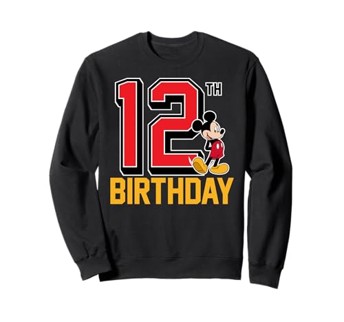 Sweatshirt Mickey Mouse 12 ans Disney pour anniversaire d'enfant