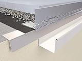 VORGEFERTIGTE LOCHUNG: Dies Kiesleiste ermöglicht eine professionelle Abgrenzung funktioneller Oberflächenschüttungen optimiert für Schüttgut (5mm)