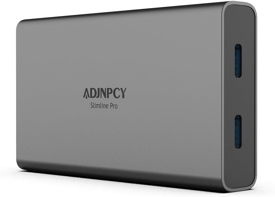 65W GaN USB-C Charger, Slim Card-Type Fast Charging Adapter, Gray, 3.76x2.52x1.5 Inches, Dual Port, Compatible with iPhone, MacBook, Galaxy, iPad (Gray)