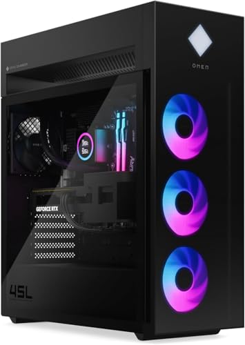 Image of MichaelElectronics2 Customized Desktop, Created Using HP OMEN 45L AI Gaming Desktop PC (Intel Ultra 9-285K, GeForce RTX 5090 32GB GDDR7, 128GB DDR5, 1TB, 2TB, 4TB, 8TB SSD, RGB Fans,3 DP, Win 11 Pro)