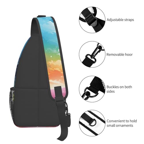 Bolso Bandolera Unisex Estilo Playa Tropical Ligero miniatura 5