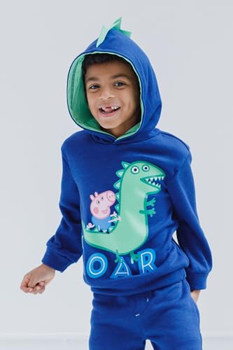 Pull à capuche Peppa Pig George anti-froid avec son jogging