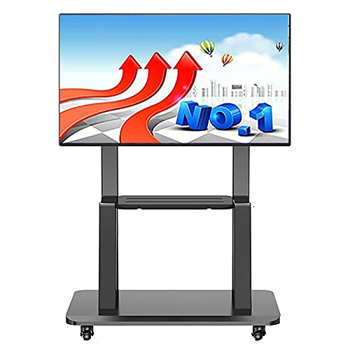 Soporte móvil para TV con ruedas de acero resistente miniatura 1