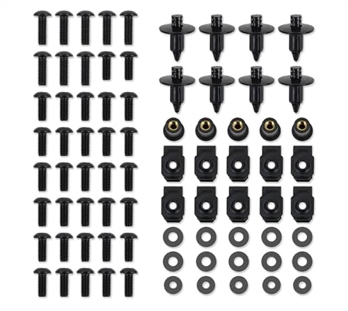 Boulons de carénage en acier inoxydable noir pour Aprilia RSV4 1000