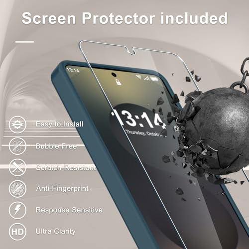 Image of YENAPOON for Samsung Galaxy S26+ Plus Case, Matte Magnetic Phone Cover, Lavender Gray