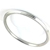 Punjabi/Sikh Stainless Steel Kada/Kara for Men/Women Internal Diameter 6.9 cm - 1 cm Thick