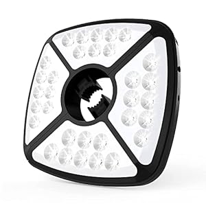 Lampe pour Parasol Rechargeable, 28 LED Lumière de Parasol avec 2 Modes de Luminosité, Pince élastique Réglable Pour Parasol de Jardin,Tente Camping,Patio Extérieure (32LED Blanche)