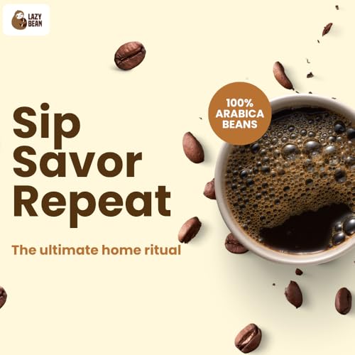 Image of Lazy Bean Original Classic - Premium Instant Coffee Powder 50g (Pack of 2)| Strong Black Coffee, Rich Aroma, Quick-Dissolving Granules | Ready in Seconds for Hot or Iced Brews at Home, Office, Travel
