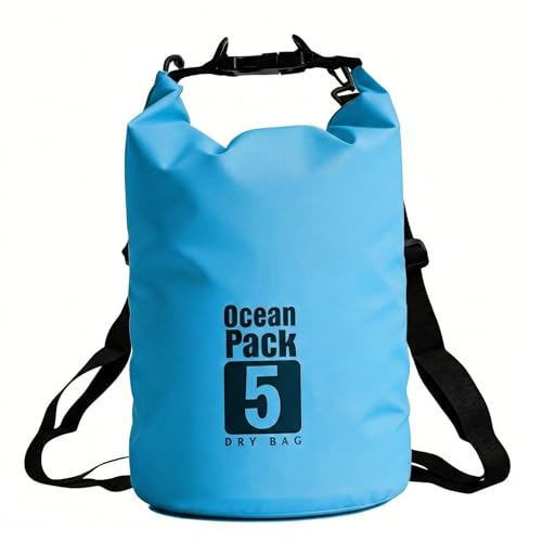 Image of Floating Waterproof Dry Bag for Kayaking Boating Paddle Boarding | 5L /10L /15L /20L /30L Lightweight Small Waterproof Backpack Keeps Gear Dry And Afloat For Hiking Camping Beach With Roll Top