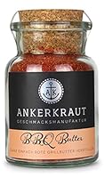Ankerkraut BBQ Butter, Mischung würzender Zutaten für Butter, Brot, Grillen, Grill-Gewürz, 100 g im Korkenglas