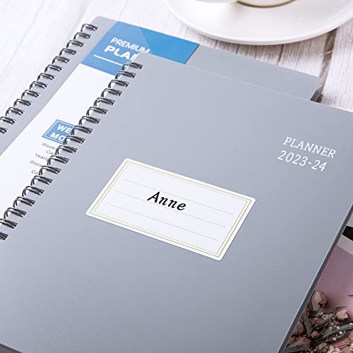 Planner 2023-2024 - July 2023 - June 2024, Academic Planner 2023-2024 , Weekly & Monthly Planner 2023-2024, 6.25" × 8.3", Tabs, Inner Pocket, Strong Twin-Wire Binding, Improving Your Time Management Skill #TOP6