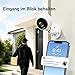 Überwachungskamera Innen, 3MP 5G WLAN Kamera Überwachung Indoor Aussen für Zuhause, Familie, Baby, Hundekamera mit APP, Farb-Nachtsicht, Bewegungserkennung, 2-Wege-Audio, SD/Cloud, IP66, 2er Set