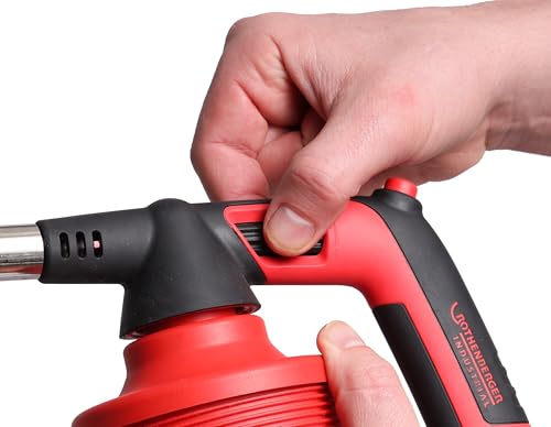 Boîtier robuste et rotation 180° pour la lampe à souder RS 200 Piezo