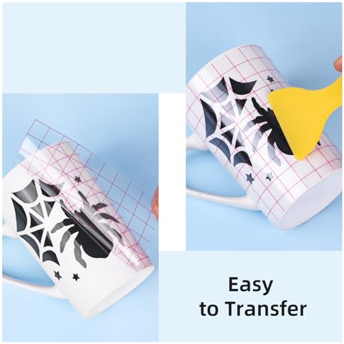IModeur 100 Pack Adhesive Permanent Vinyl for Cricut - 12\"x12\", 44 Assorted Colors Vinyl Sheets (Metallic & Glossy & Matte & 4 Pack Transfer Tape) for Most Kinds of Cutting Machines, Deco Sticker - Thumbnail 4