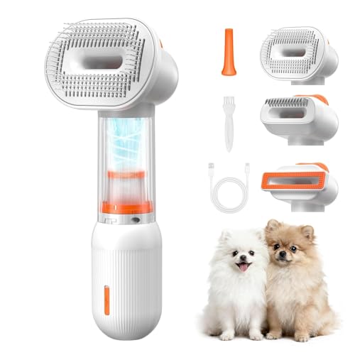 kurtmark 4-in-1 Vacuum Dog Brush