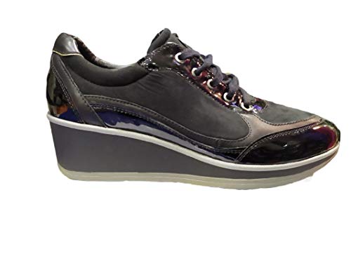 CINZIA SOFT Scarpa Donna camoscio Nero Modello IV39174 Collezione Autunno Inverno 2023. EU 37