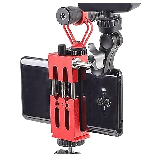 Suporte para tripé para celular,Braçadeira para celular co rotação de 360° | Acessórios de vlogging para celular para fotografia de produtos, webcast de streaming de vídeo ao vivo, gravação de Guyana