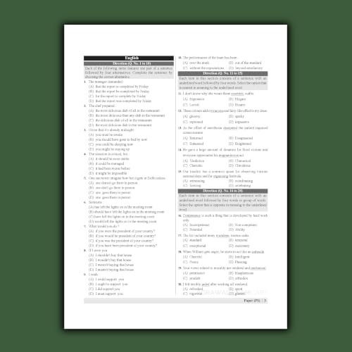 Image of Examcart UPSC NDA /NA Entrance Exam General Ability Test (GAT) Practice Book 2026 | 10 Abhyaas Mock Test Papers with OMR Sheet & Detailed Solutions | National Defence & Naval Academy Exam (English)