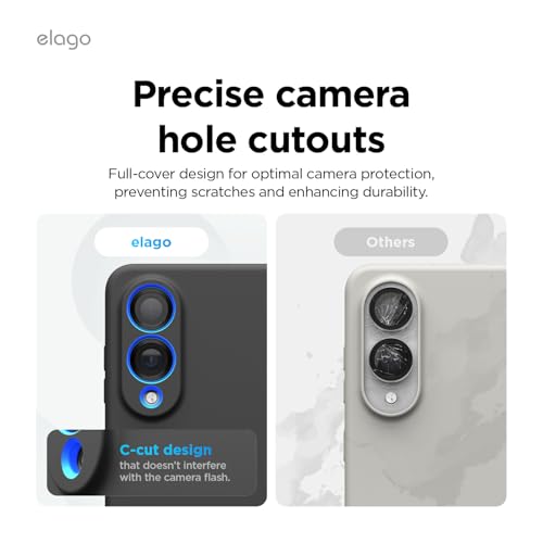Image of elago Premium Magnetic Silicone Case for Galaxy S25 Edge Black