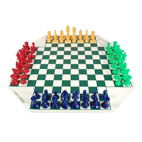 Jeu d'échecs à quatre joueurs pliable pour animer vos soirées jeux en famille