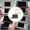 New Version Bottom Lower LCD Screen Display Replacement for Nintendo DS Lite DSL NDSL with Touch Tool