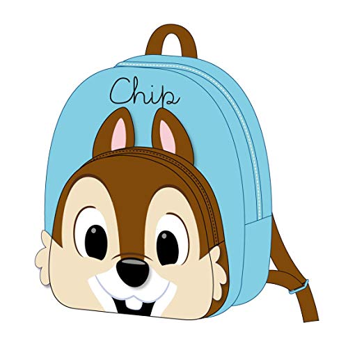Artesania Cerda Disney Chip and Dale: Mochila Infantil  22 cm  Azul